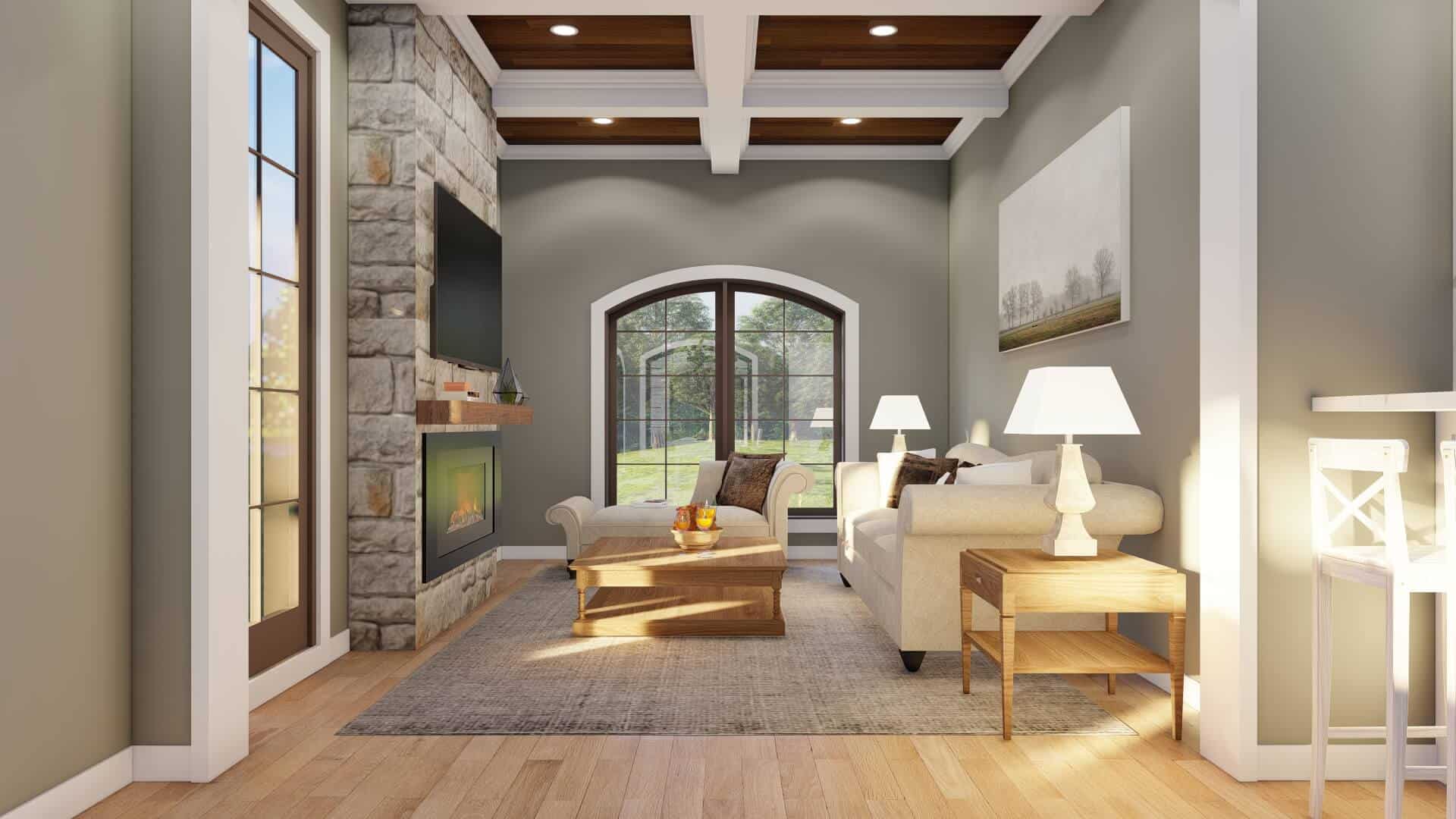 Home Office: Den of this 7-Bedroom,11715 Sq Ft Plan -193-1303