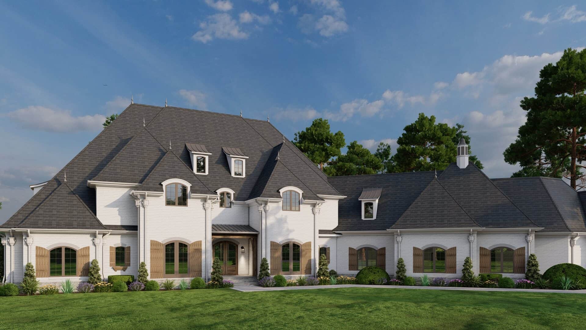 Front View of this 7-Bedroom,11715 Sq Ft Plan -193-1303