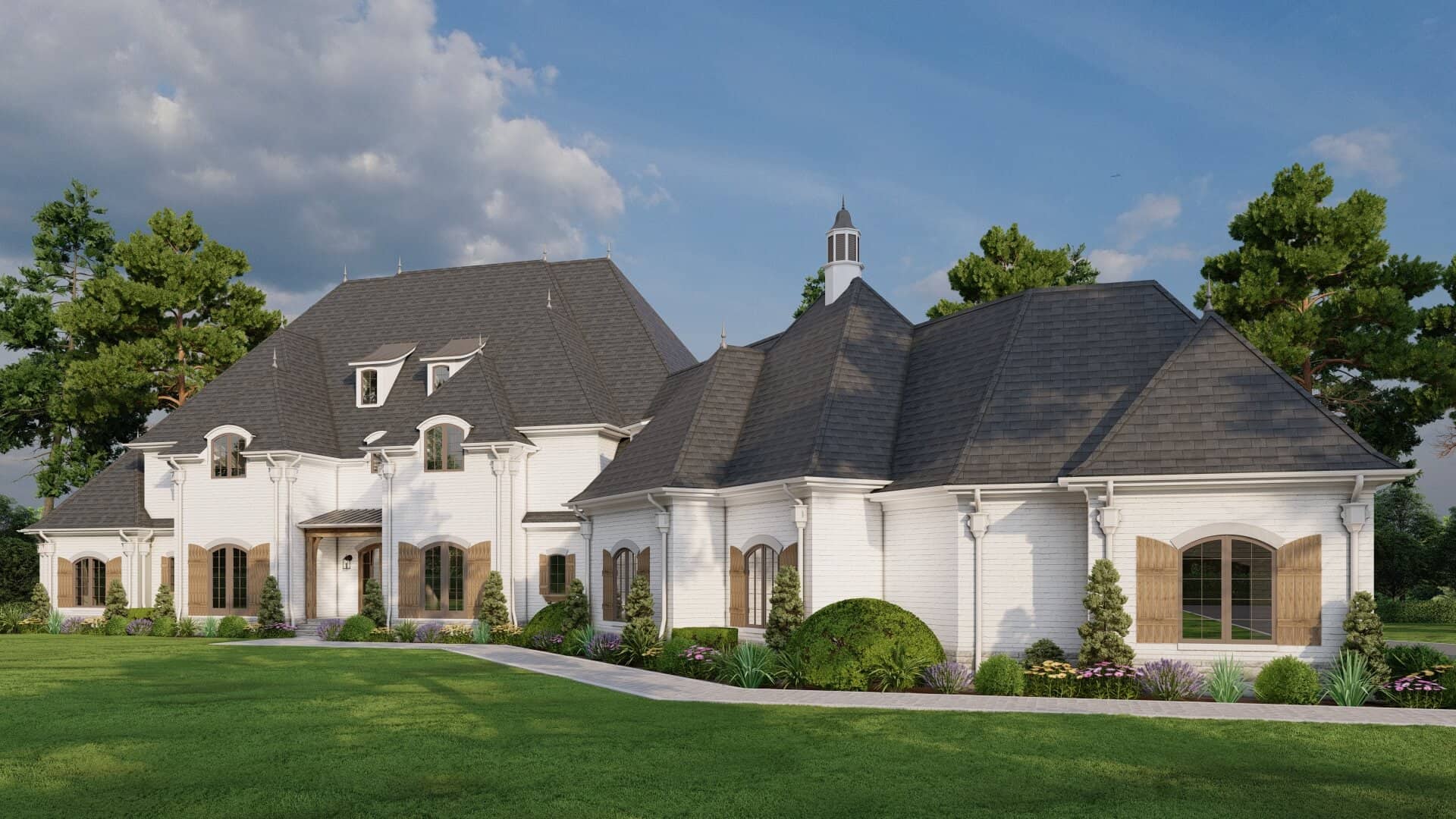 Right Side View of this 7-Bedroom,11715 Sq Ft Plan -193-1303