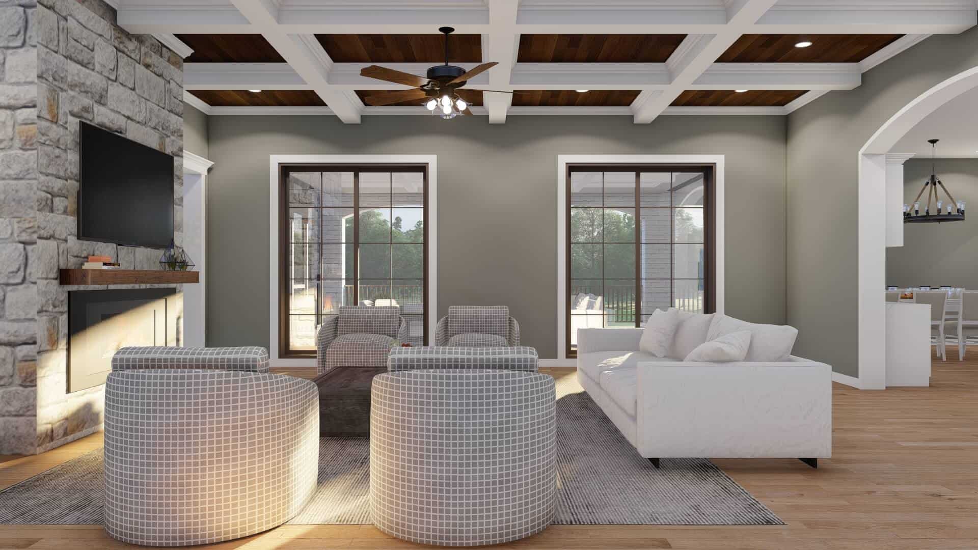 Great Room of this 7-Bedroom,11715 Sq Ft Plan -193-1303