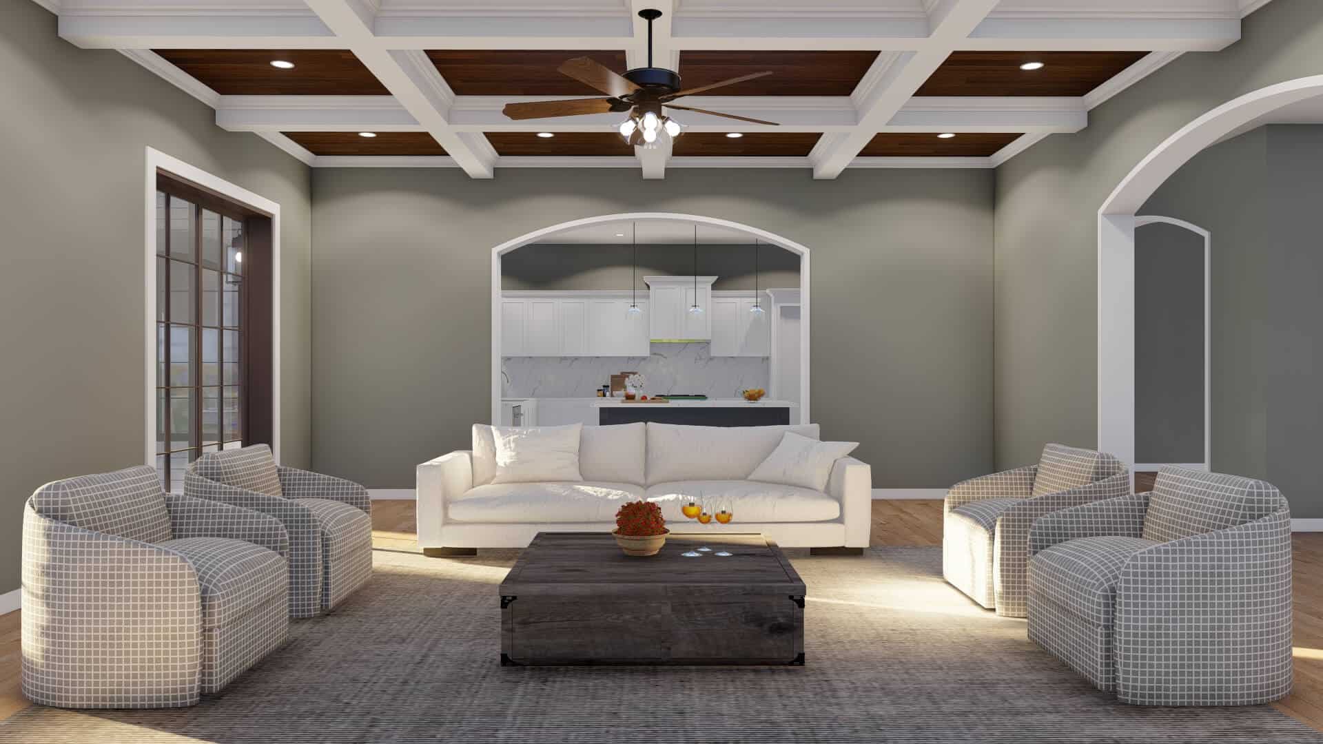 Great Room of this 7-Bedroom,11715 Sq Ft Plan -193-1303