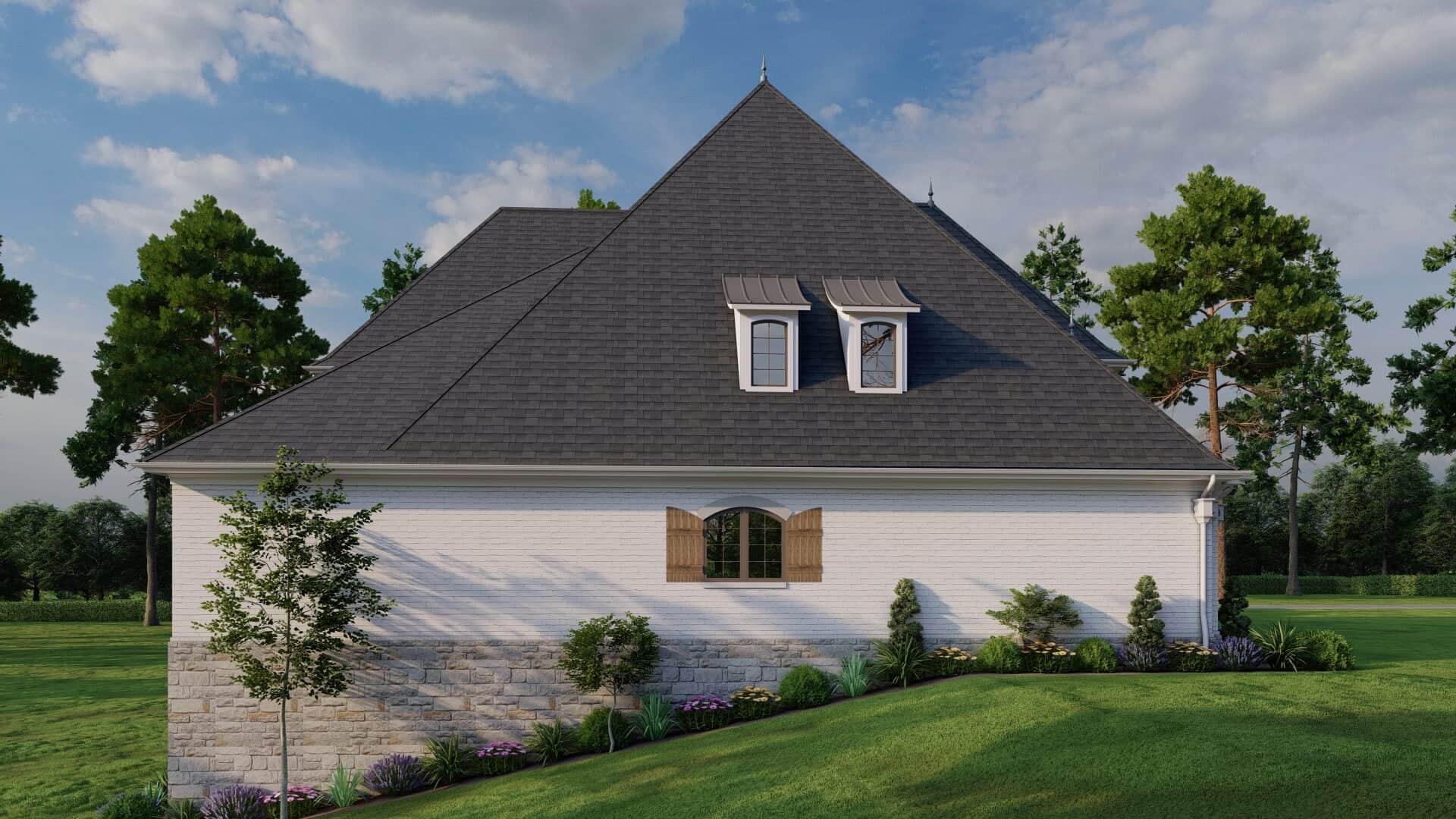 Left Side View of this 7-Bedroom,11715 Sq Ft Plan -193-1303