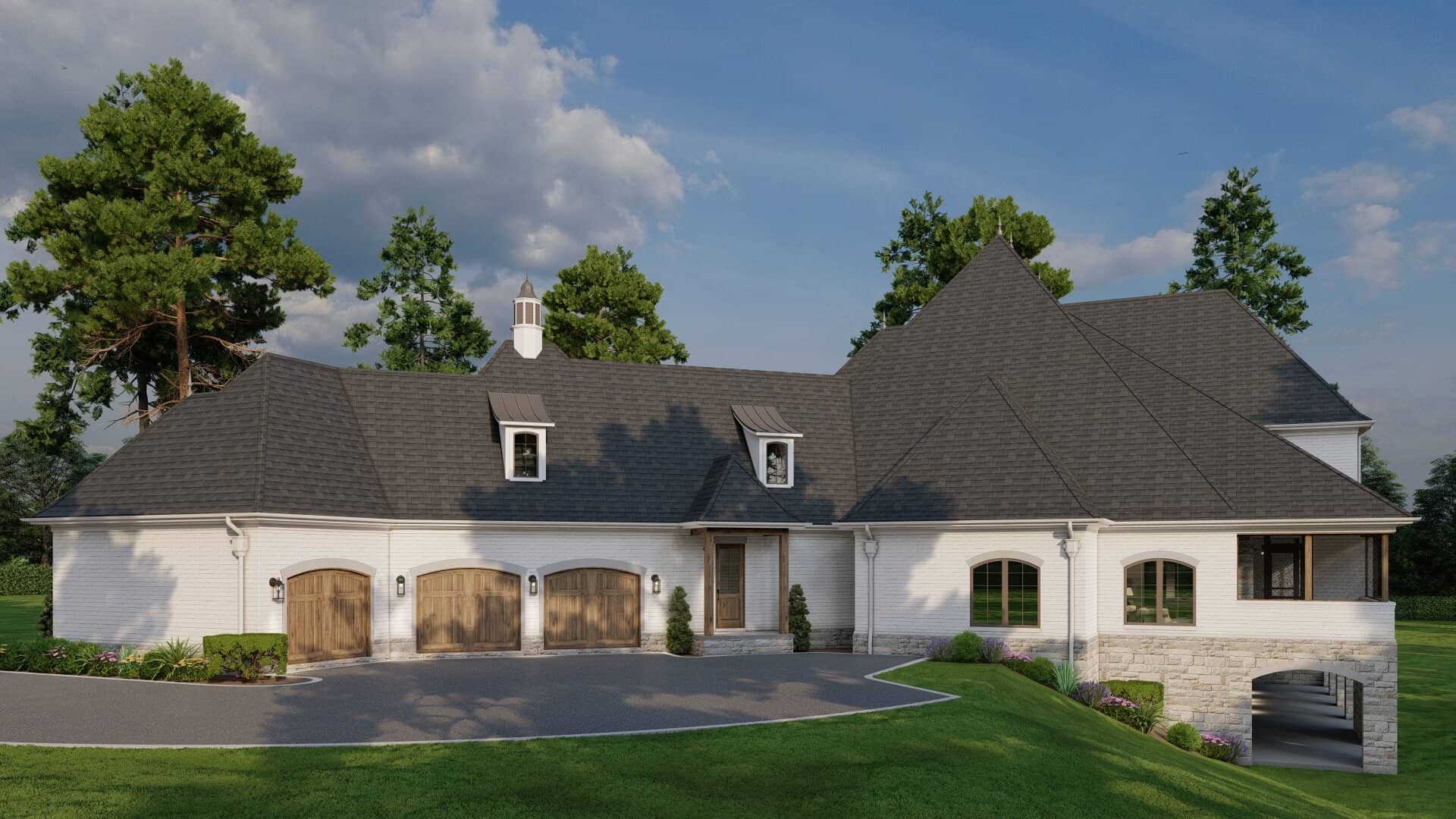 Right Side View of this 7-Bedroom,11715 Sq Ft Plan -193-1303