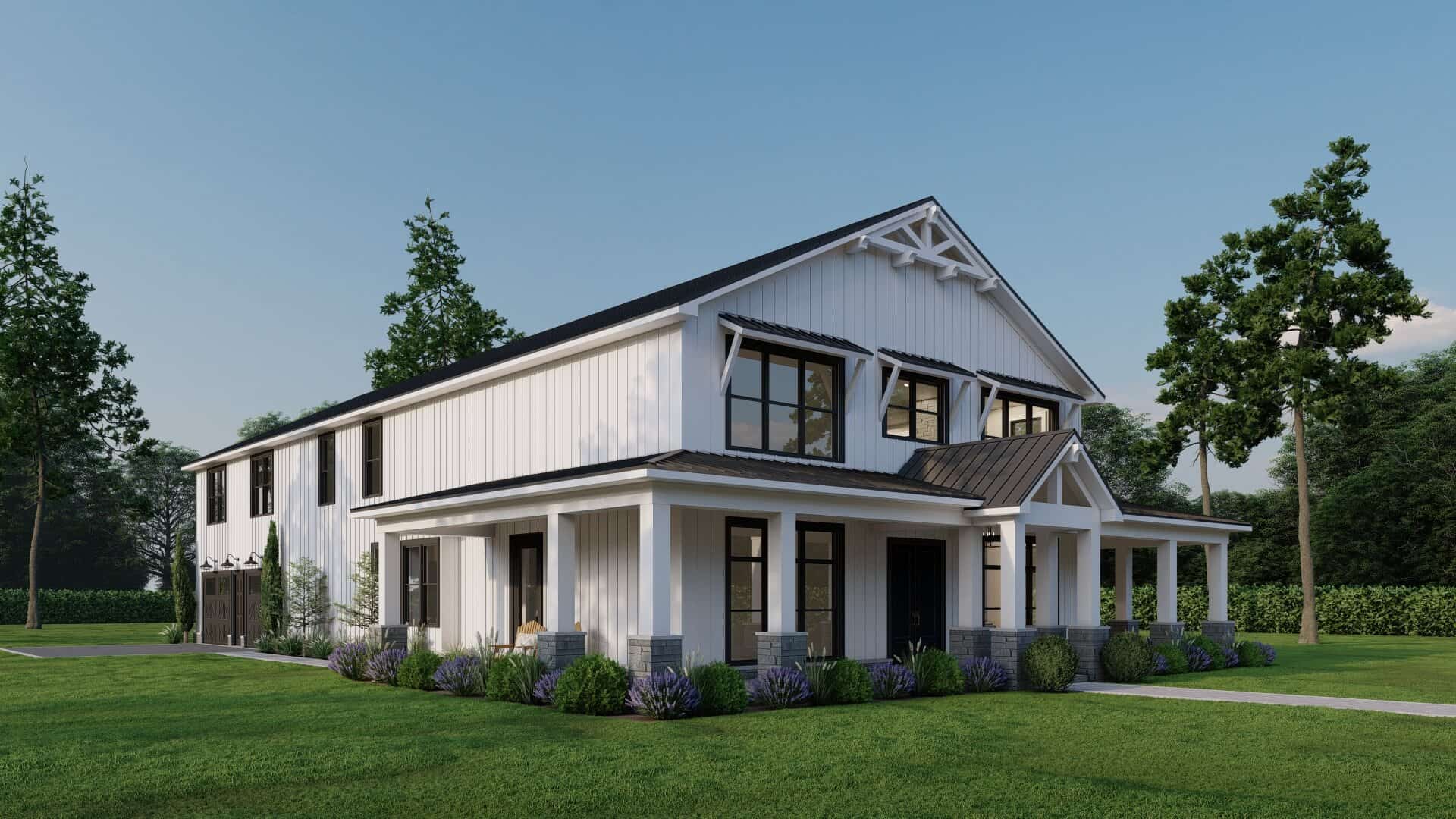Left Side View of this 5-Bedroom,3779 Sq Ft Plan -193-1305
