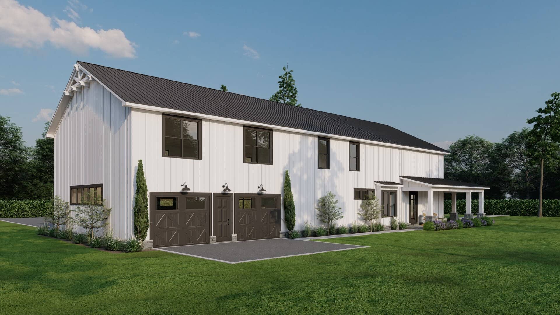 Rear View of this 5-Bedroom,3779 Sq Ft Plan -193-1305
