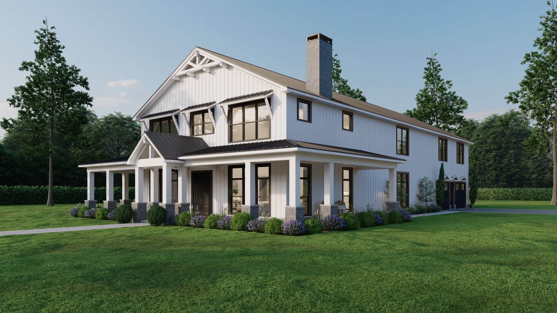 Right Side View of this 5-Bedroom,3779 Sq Ft Plan -193-1305