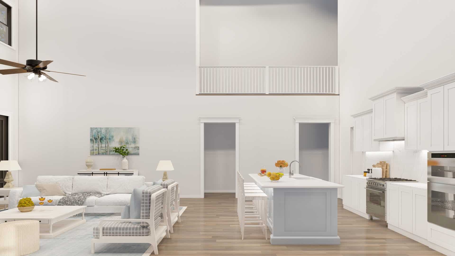 Kitchen: Kitchen Island of this 5-Bedroom,3779 Sq Ft Plan -193-1305