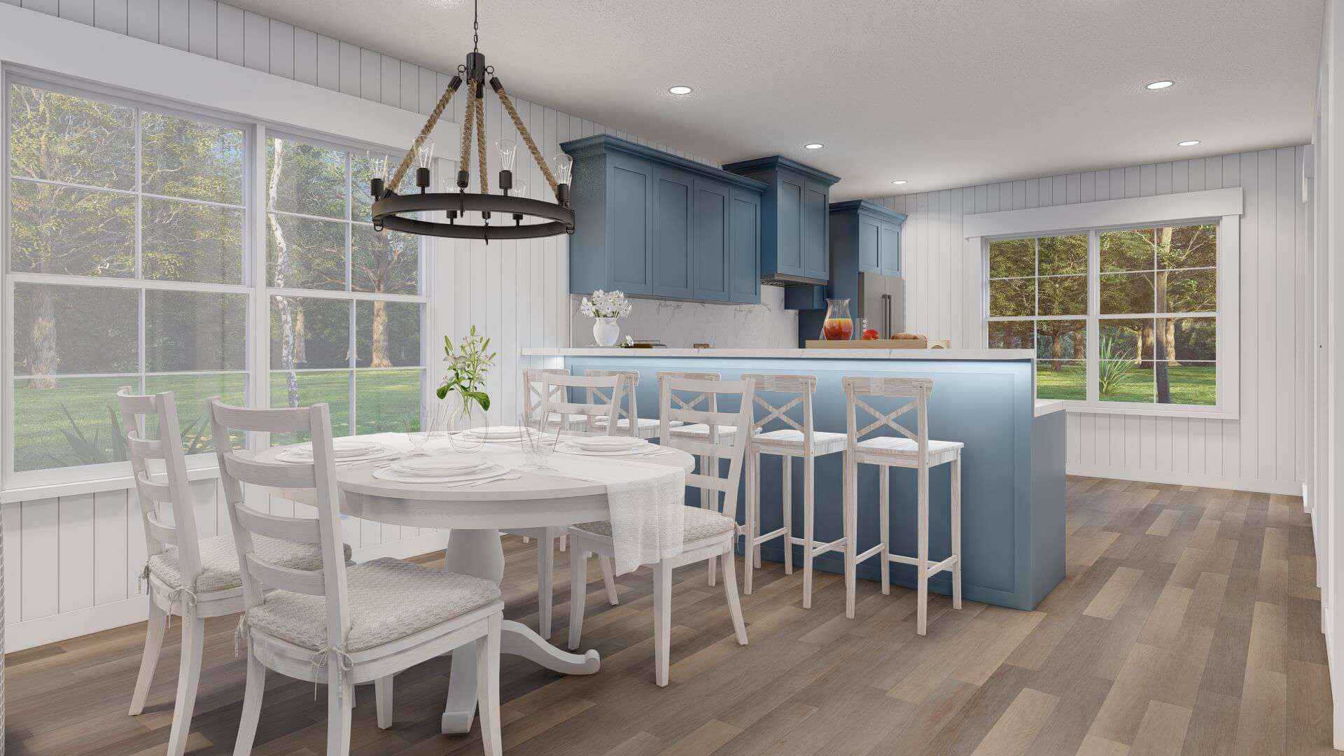 Dining Room of this 3-Bedroom,1279 Sq Ft Plan -193-1306