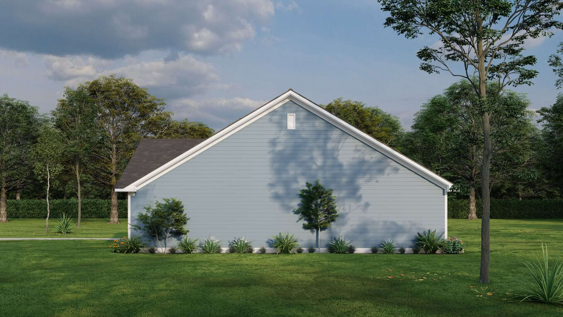 Right Side View of this 3-Bedroom,1279 Sq Ft Plan -193-1306