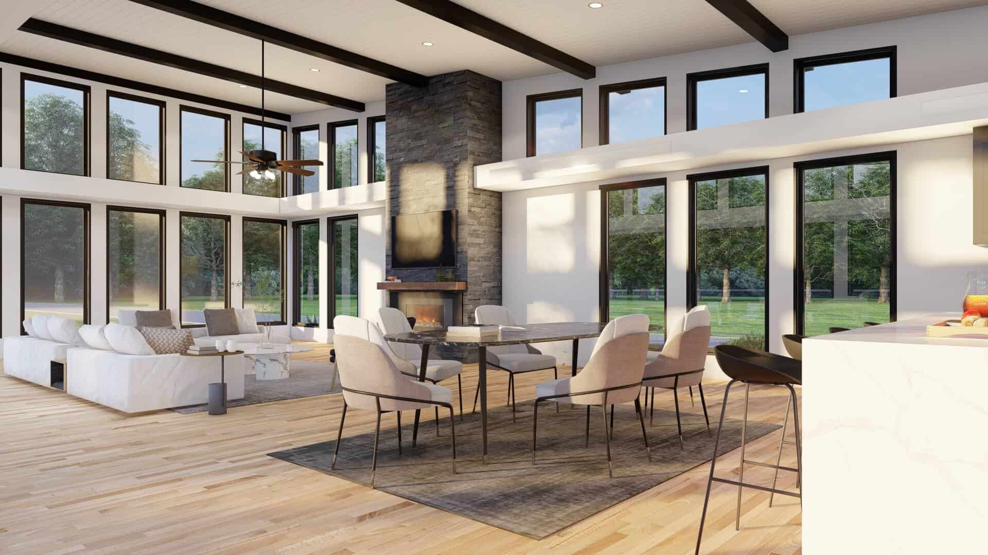 Dining Room of this 3-Bedroom,2480 Sq Ft Plan -193-1307