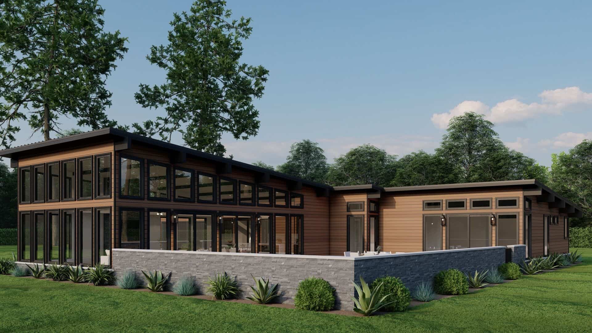 Right Side View of this 3-Bedroom,2480 Sq Ft Plan -193-1307