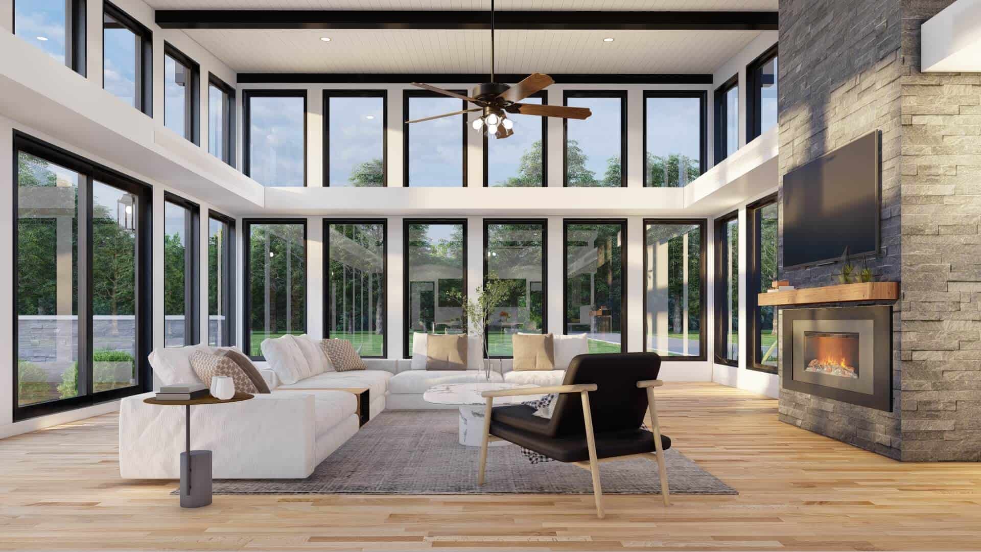 Great Room: Ceiling of this 3-Bedroom,2480 Sq Ft Plan -193-1307