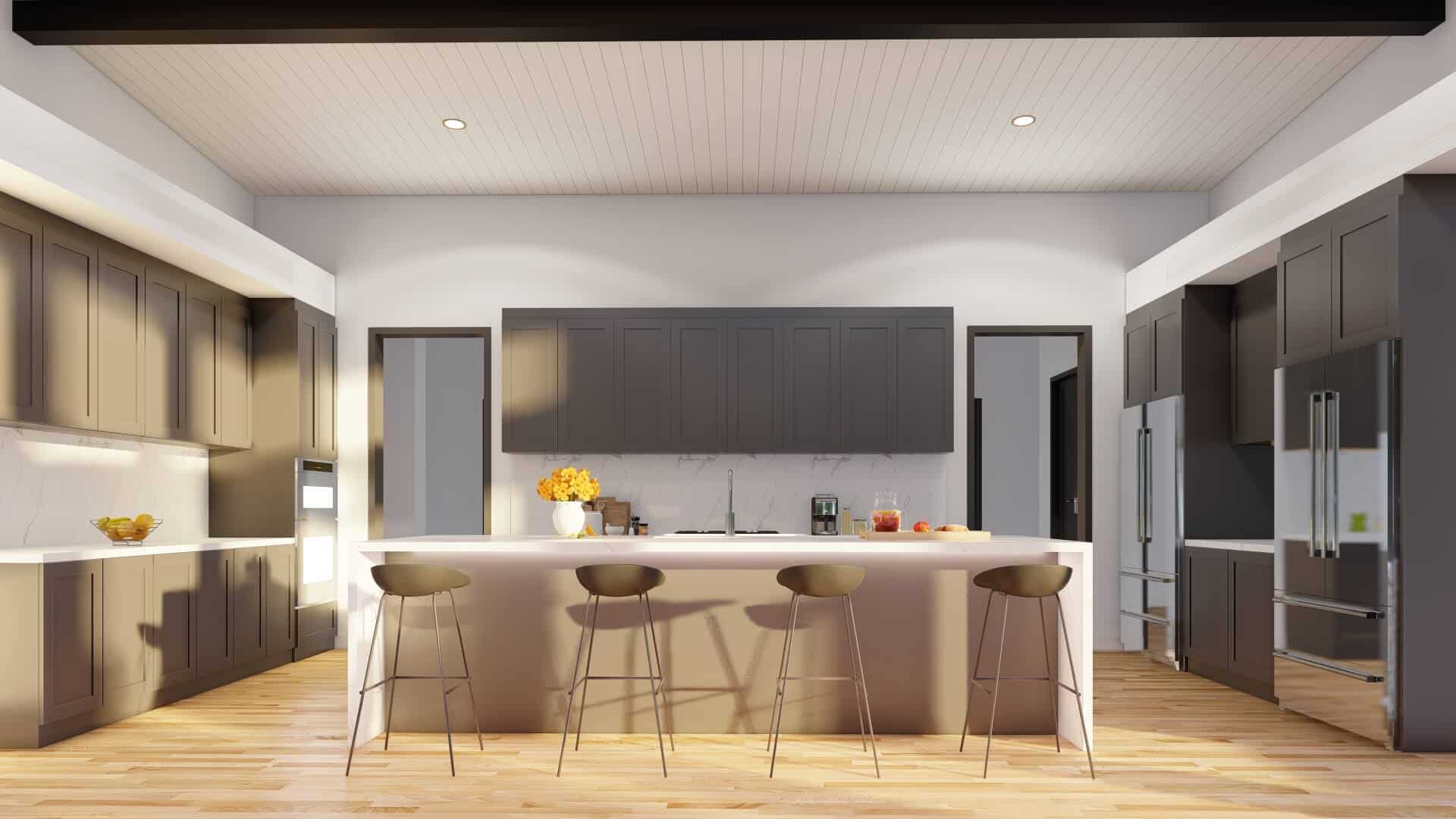 Kitchen: Kitchen Island of this 3-Bedroom,2480 Sq Ft Plan -193-1307