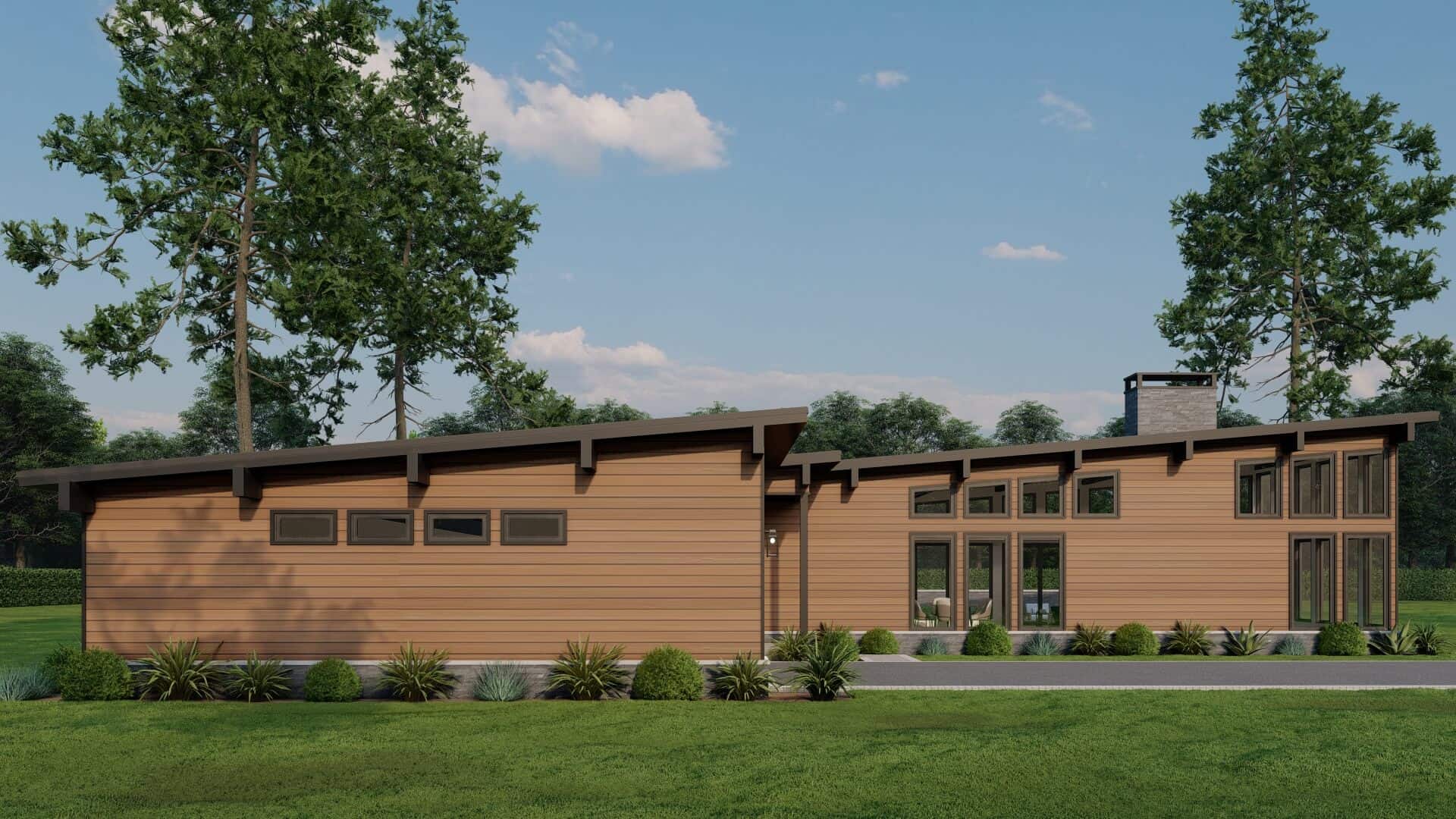 Left Side View of this 3-Bedroom,2480 Sq Ft Plan -193-1307