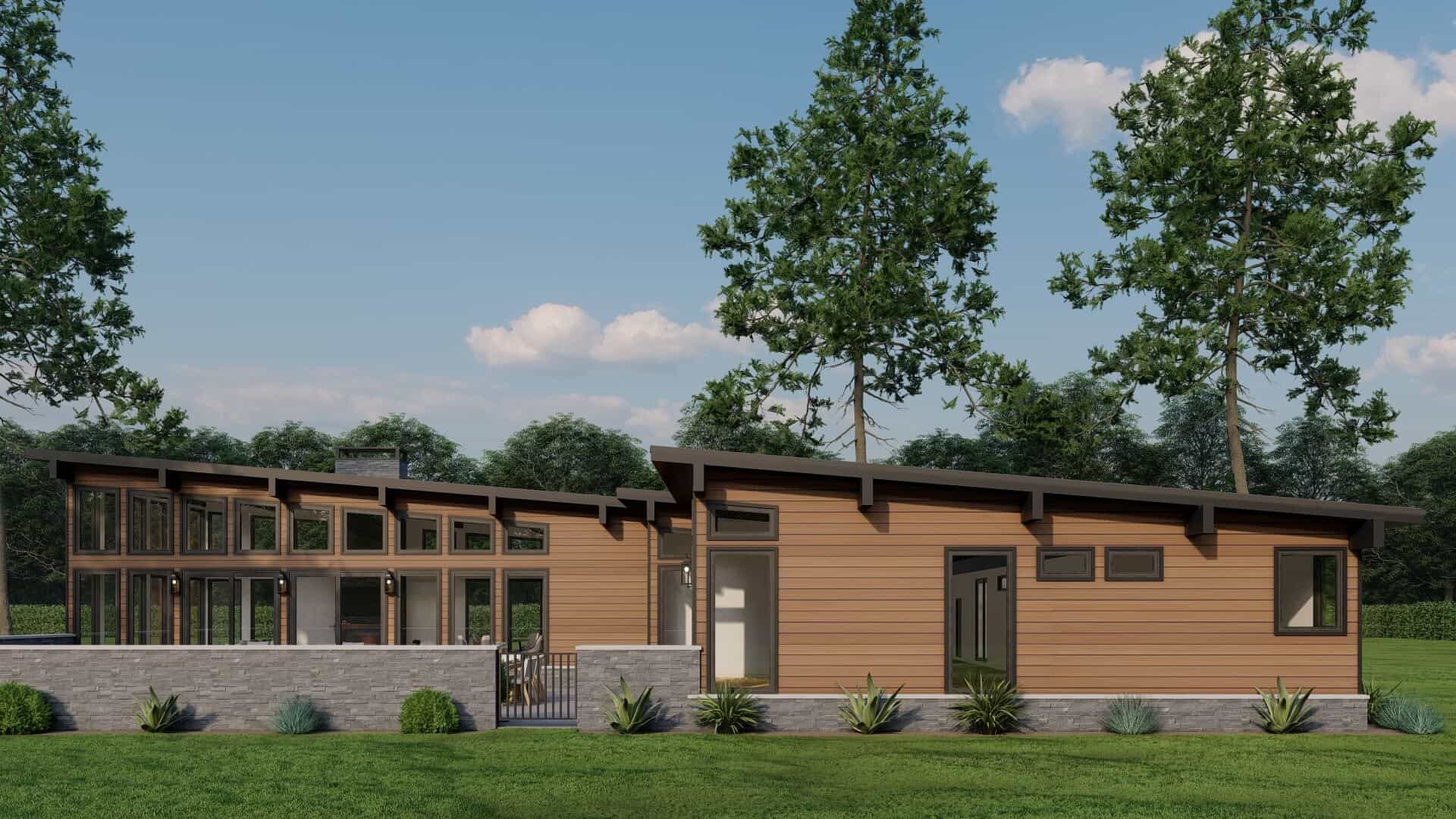 Right Side View of this 3-Bedroom,2480 Sq Ft Plan -193-1307