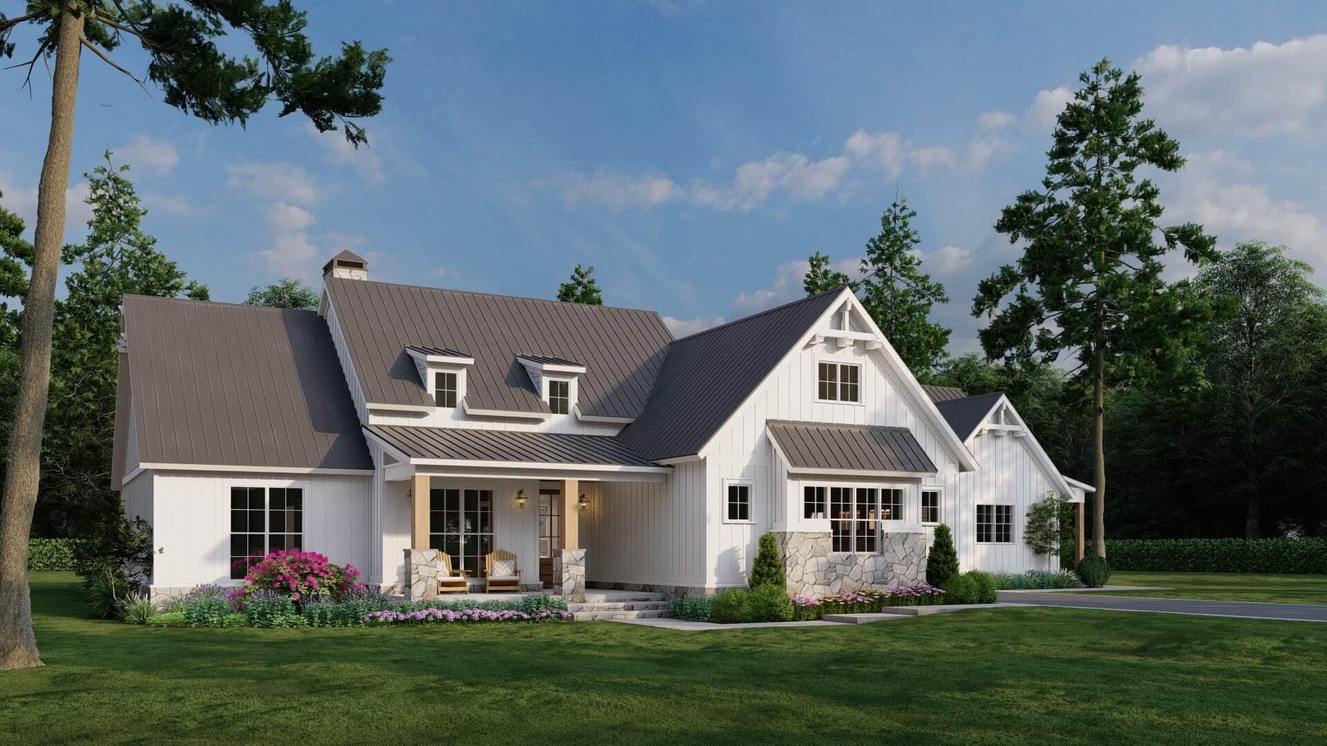 Left Side View of this 5-Bedroom,2541 Sq Ft Plan -193-1308
