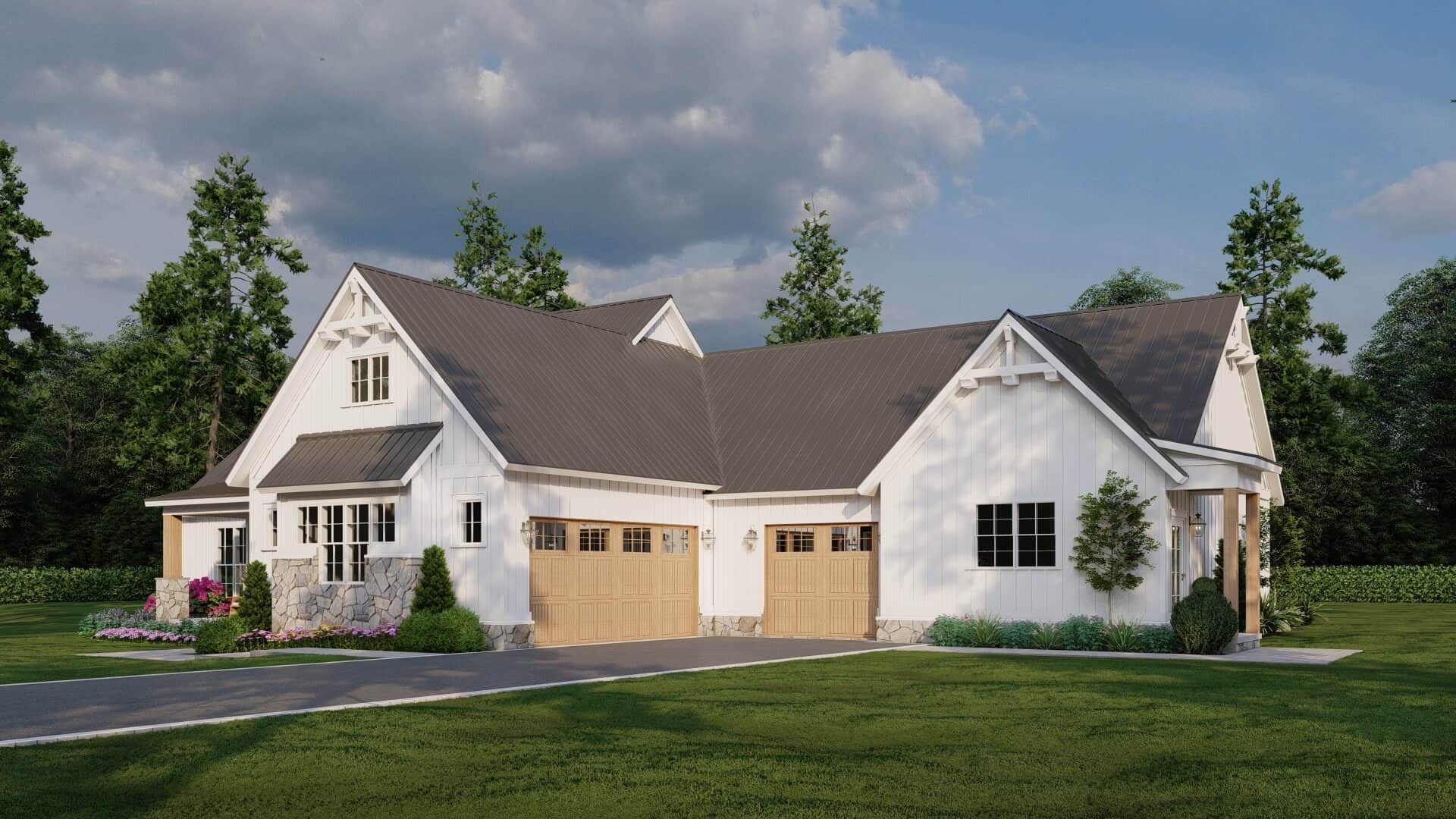 Right Side View of this 5-Bedroom,2541 Sq Ft Plan -193-1308