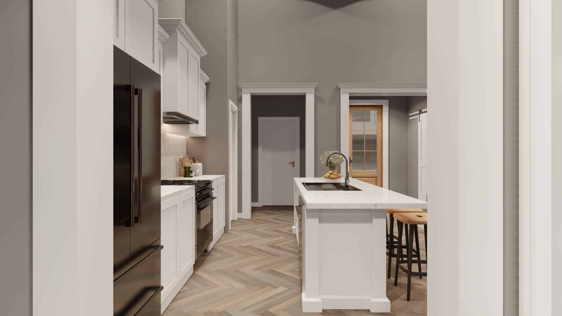 Kitchen: Kitchen Island of this 5-Bedroom,2541 Sq Ft Plan -193-1308