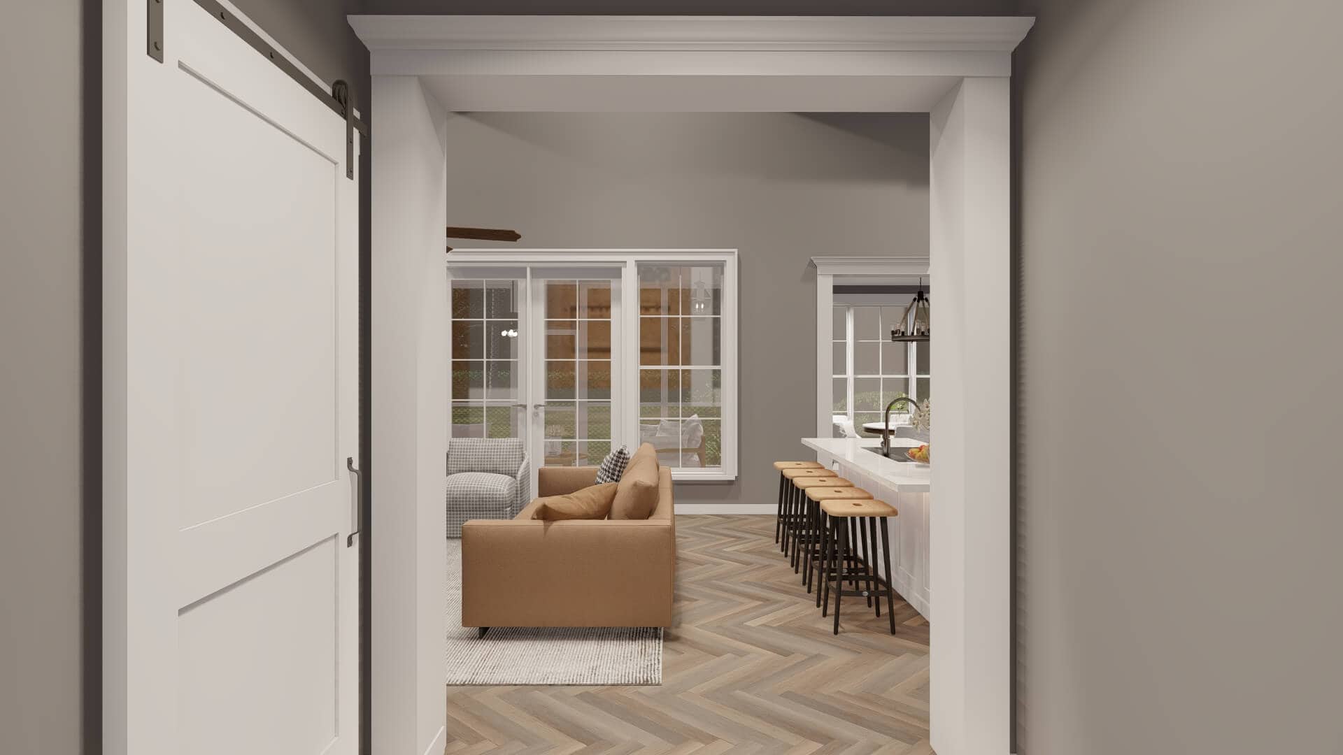 Entry Hall: Foyer of this 5-Bedroom,2541 Sq Ft Plan -193-1308