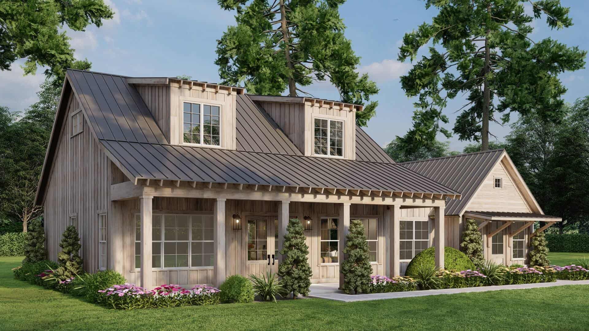 Left Side View of this 3-Bedroom,1760 Sq Ft Plan -193-1311
