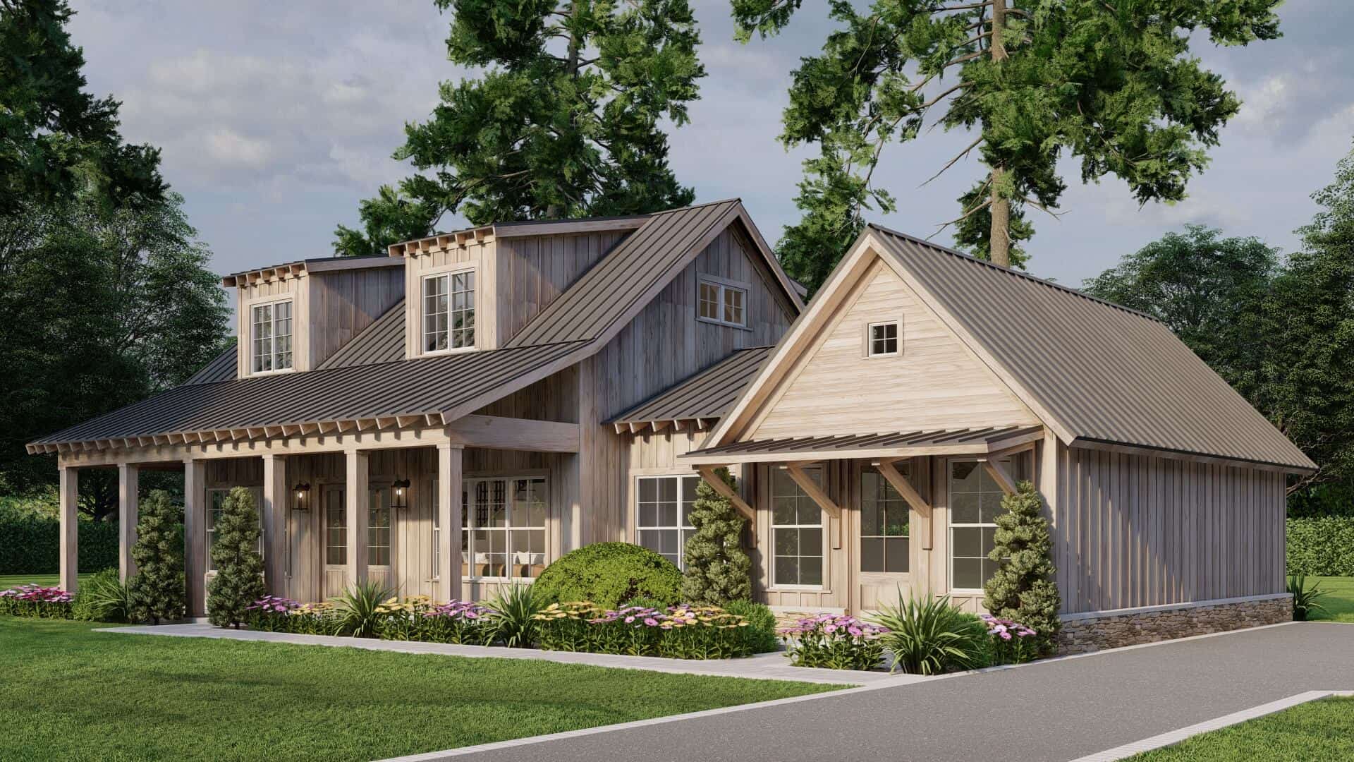 Right Side View of this 3-Bedroom,1760 Sq Ft Plan -193-1311