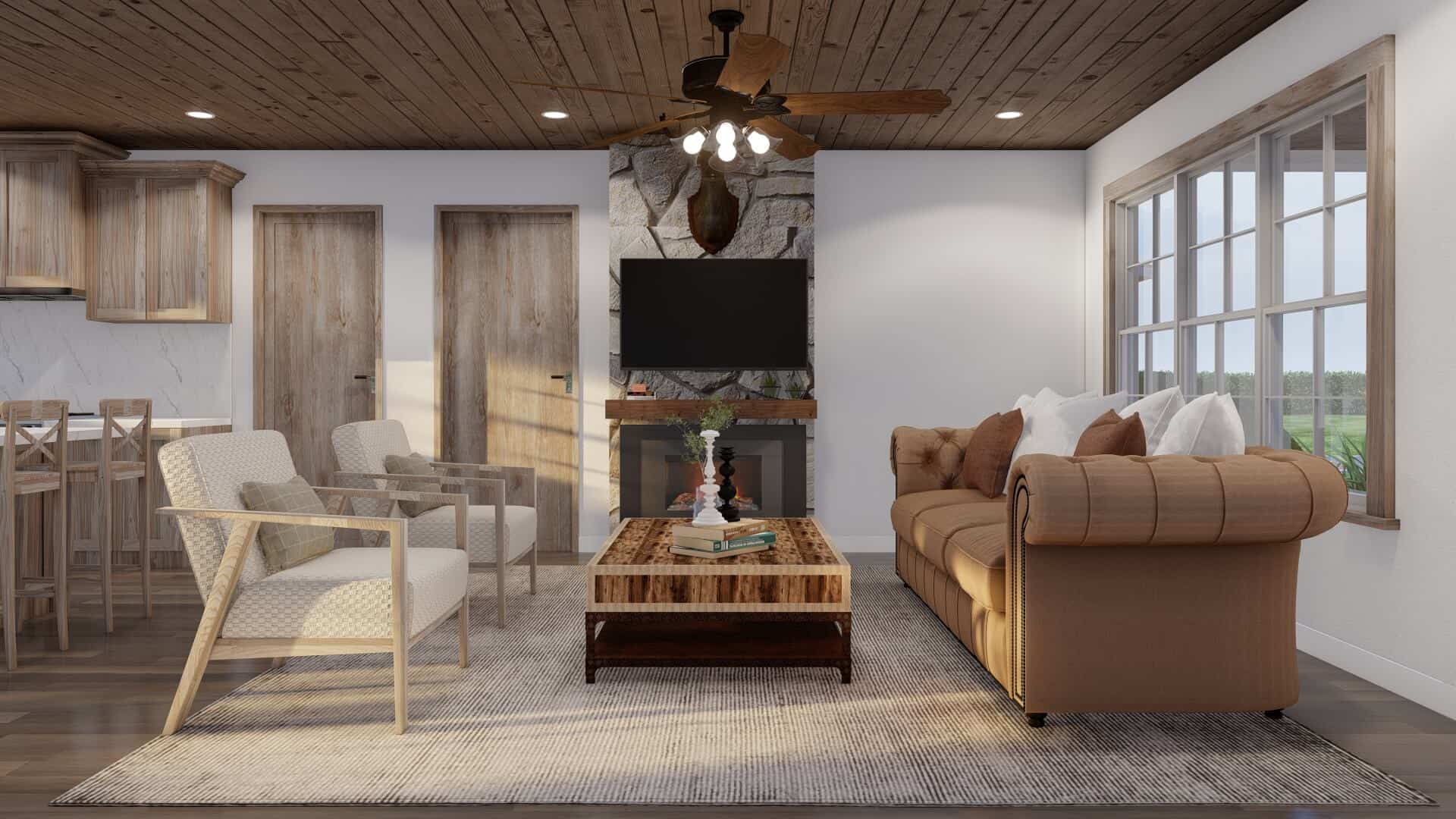 Great Room of this 3-Bedroom,1760 Sq Ft Plan -193-1311