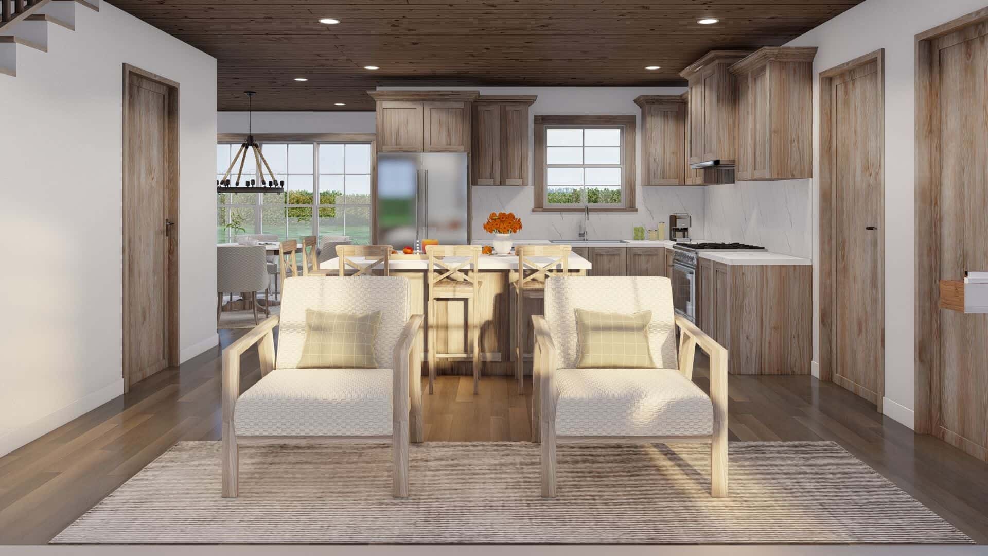 Kitchen of this 3-Bedroom,1760 Sq Ft Plan -193-1311