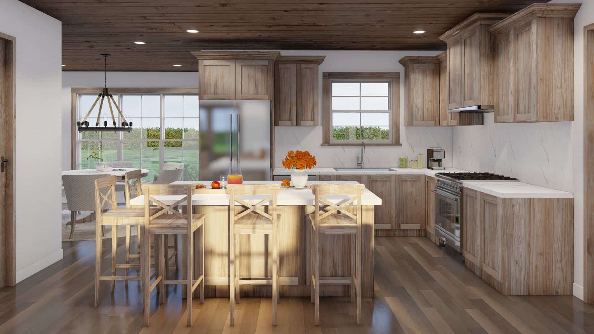 Kitchen: Kitchen Island of this 3-Bedroom,1760 Sq Ft Plan -193-1311