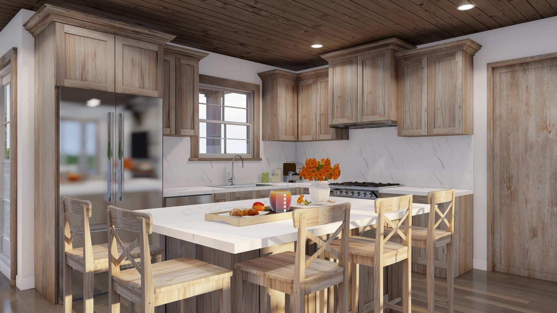 Kitchen: Kitchen Island of this 3-Bedroom,1760 Sq Ft Plan -193-1311