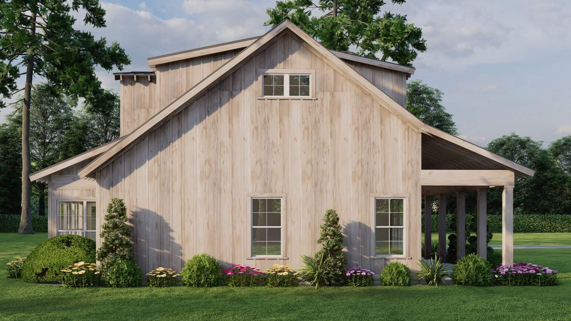Left Side View of this 3-Bedroom,1760 Sq Ft Plan -193-1311