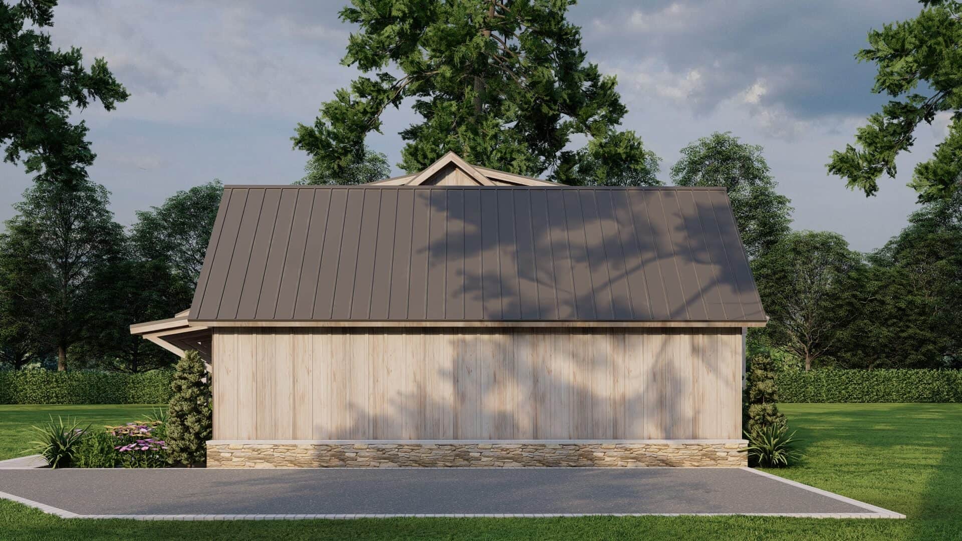 Right Side View of this 3-Bedroom,1760 Sq Ft Plan -193-1311