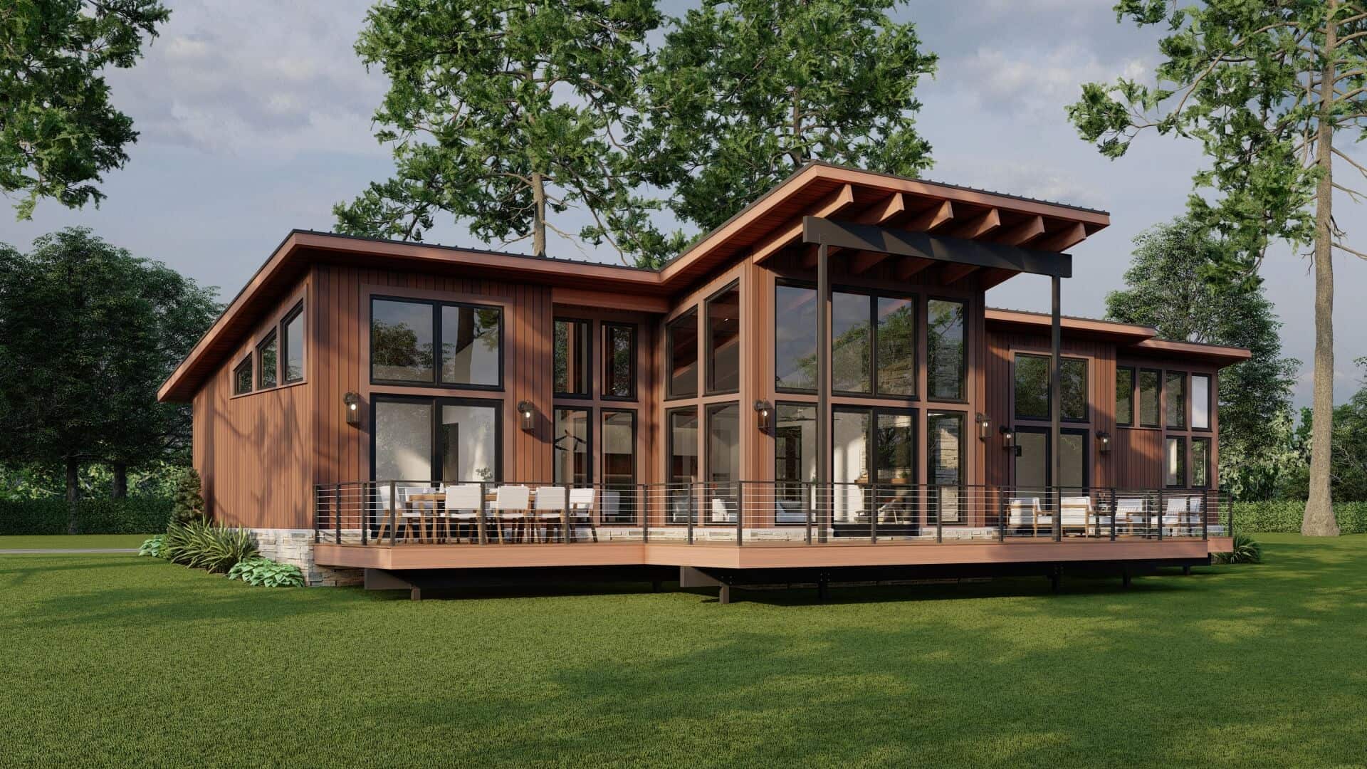 Left Side View of this 2-Bedroom,1655 Sq Ft Plan -193-1312
