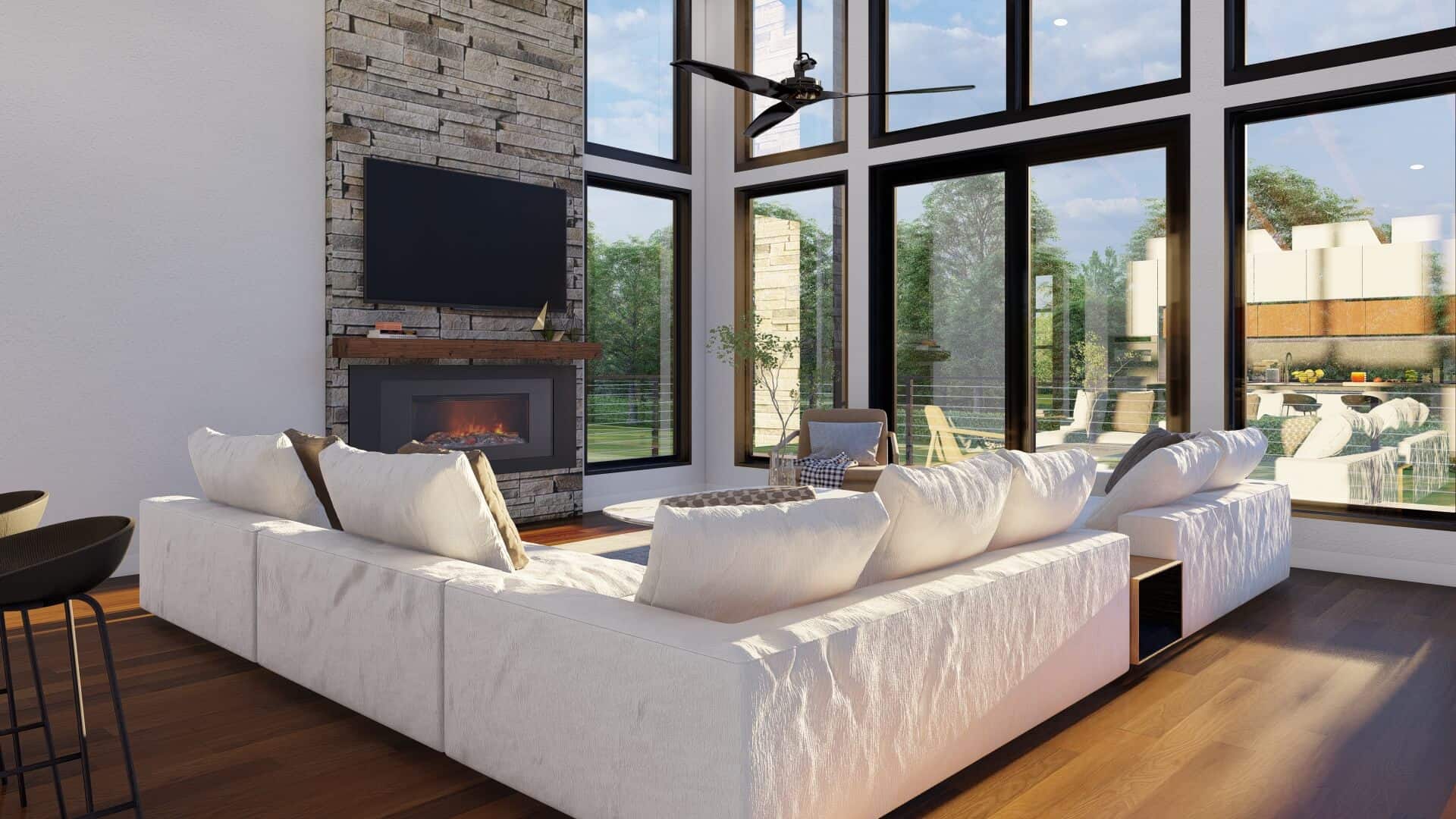 Great Room of this 2-Bedroom,1655 Sq Ft Plan -193-1312