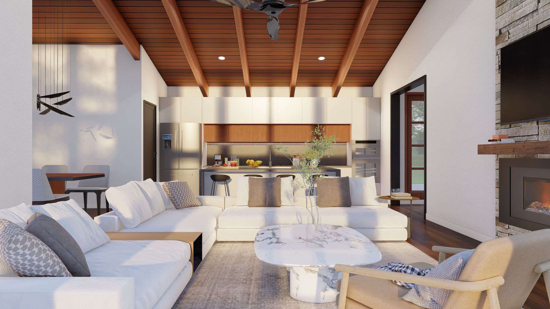 Great Room of this 2-Bedroom,1655 Sq Ft Plan -193-1312
