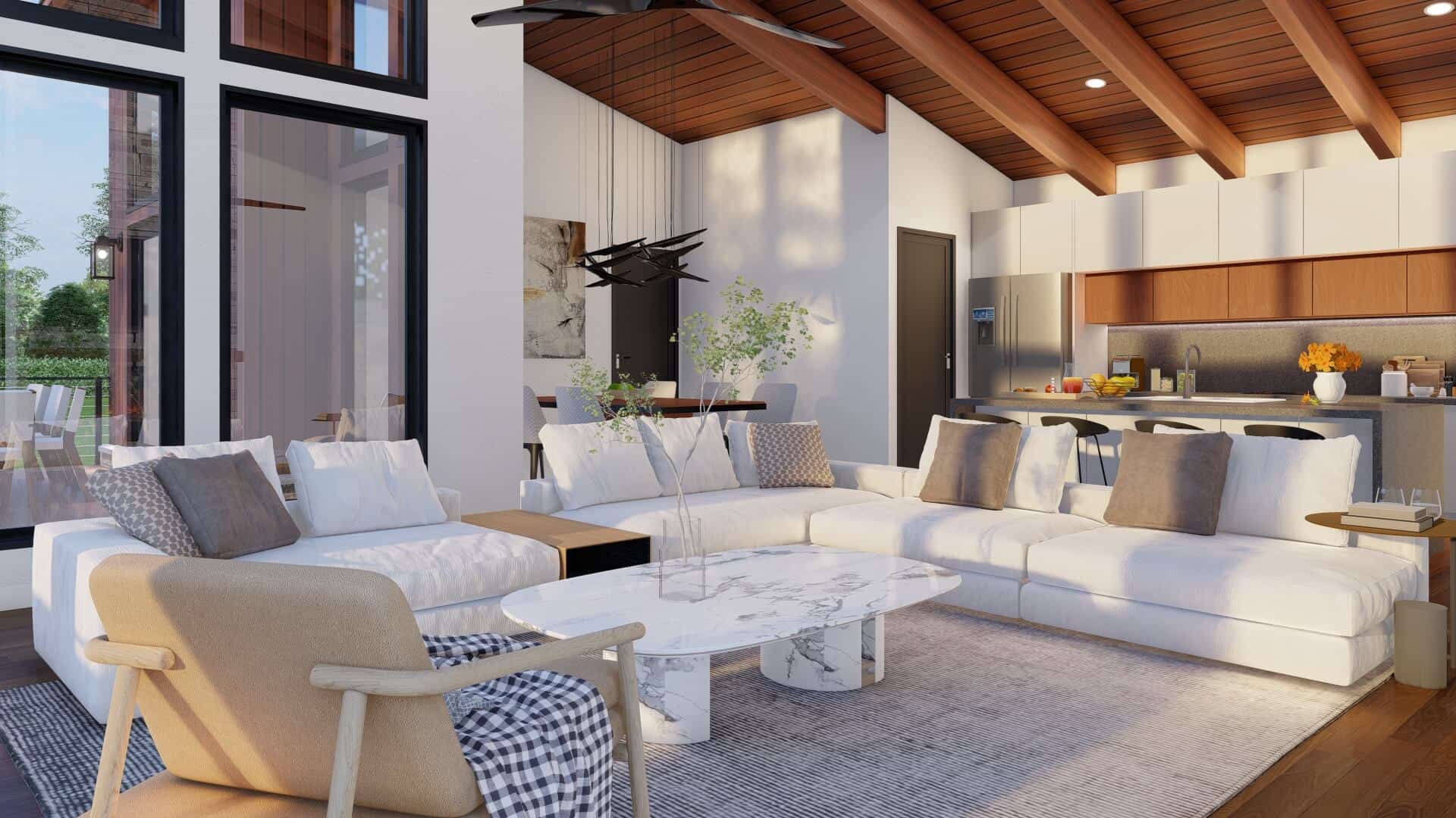 Great Room of this 2-Bedroom,1655 Sq Ft Plan -193-1312