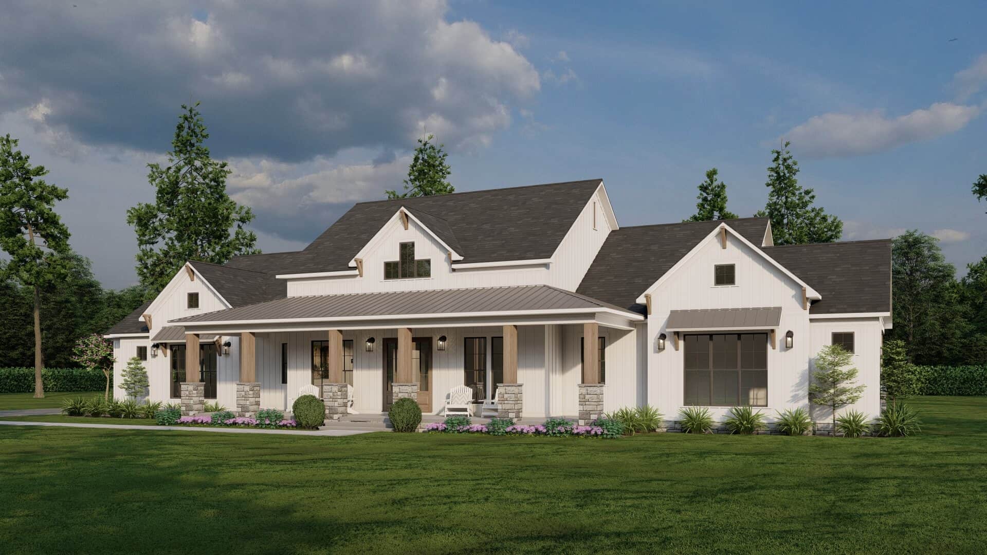 Right Side View of this 4-Bedroom,2930 Sq Ft Plan -193-1313