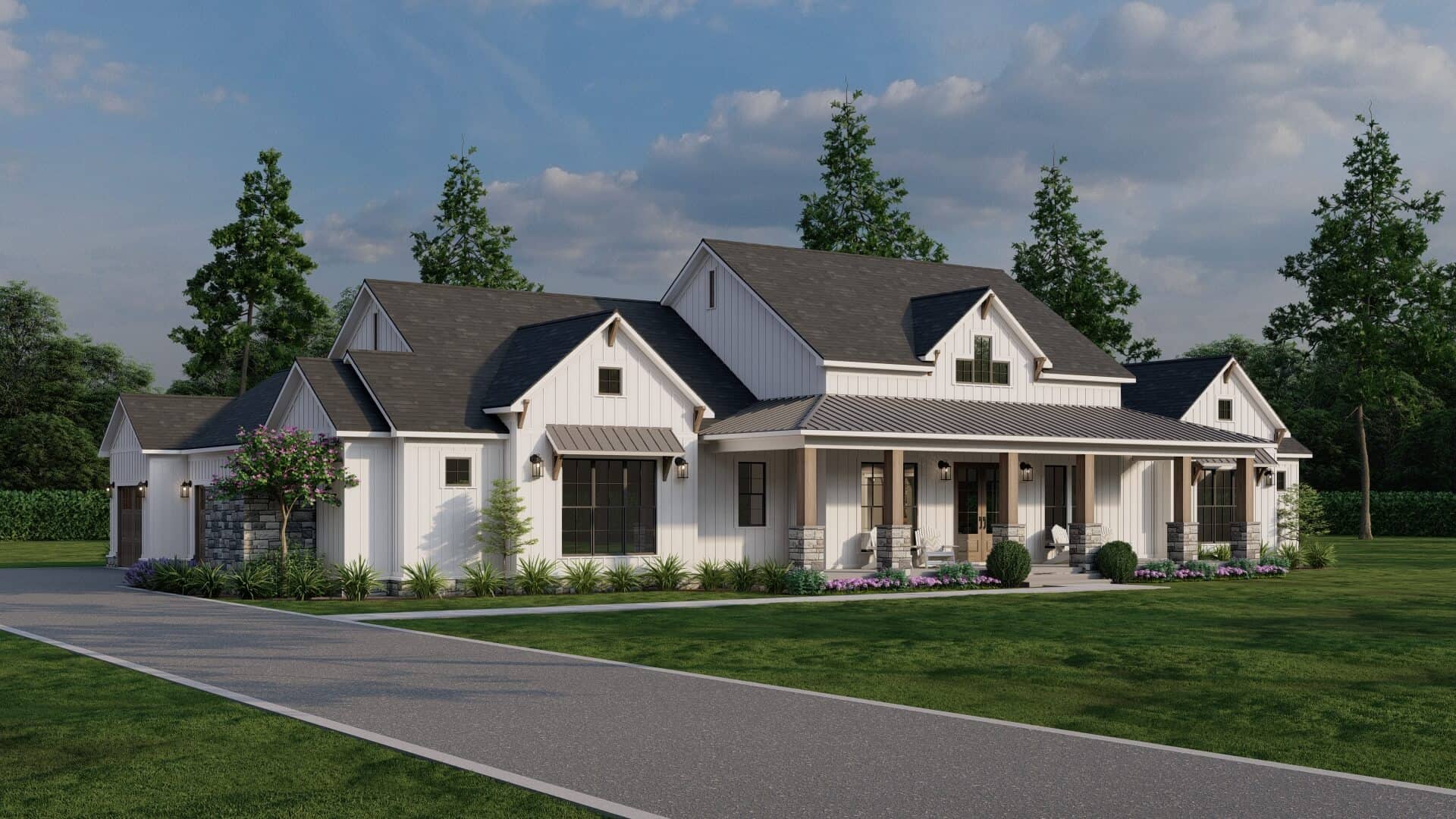 Right Side View of this 4-Bedroom,2930 Sq Ft Plan -193-1313