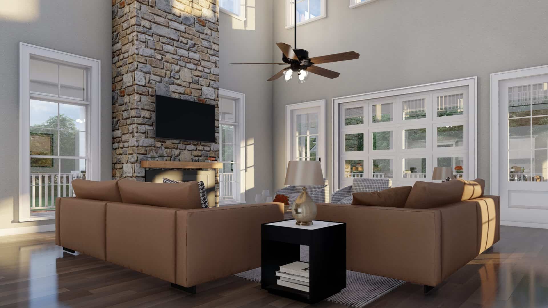 Great Room of this 3-Bedroom,2993 Sq Ft Plan -193-1315