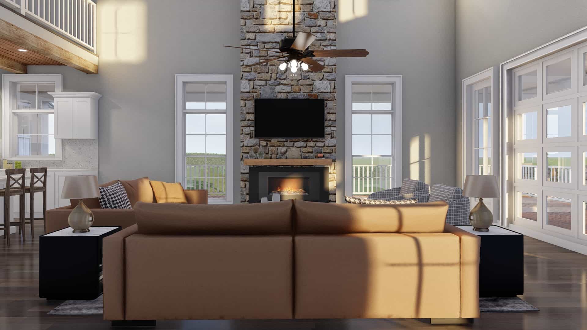 Great Room of this 3-Bedroom,2993 Sq Ft Plan -193-1315