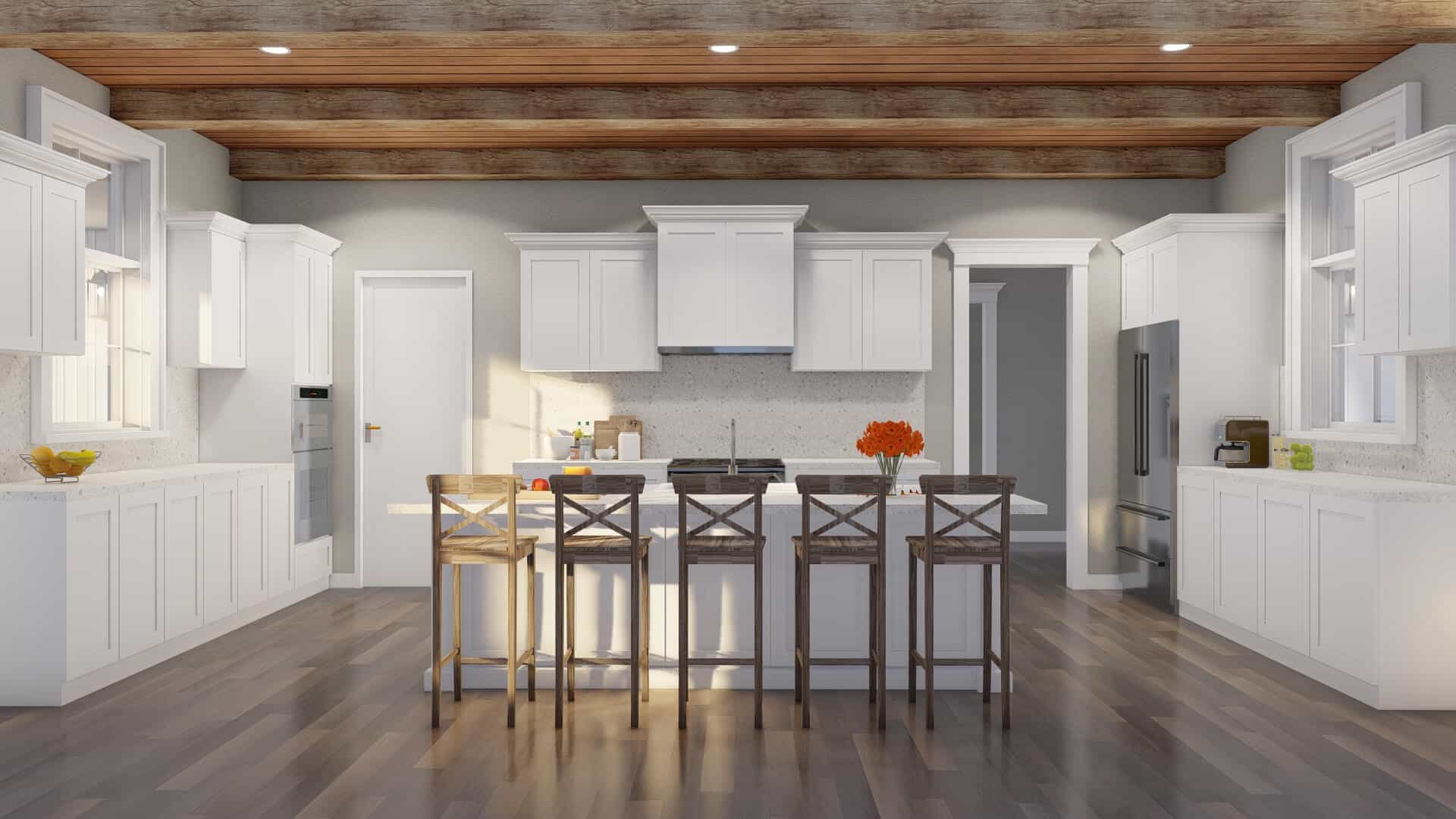 Kitchen: Kitchen Island of this 3-Bedroom,2993 Sq Ft Plan -193-1315