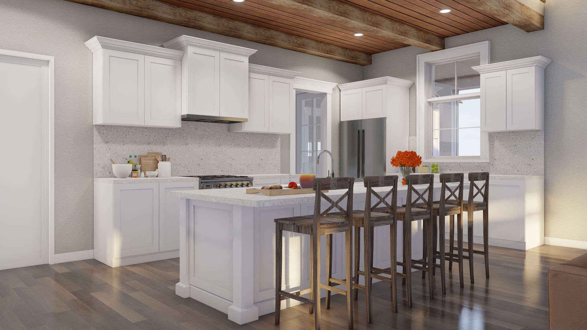 Kitchen: Kitchen Island of this 3-Bedroom,2993 Sq Ft Plan -193-1315