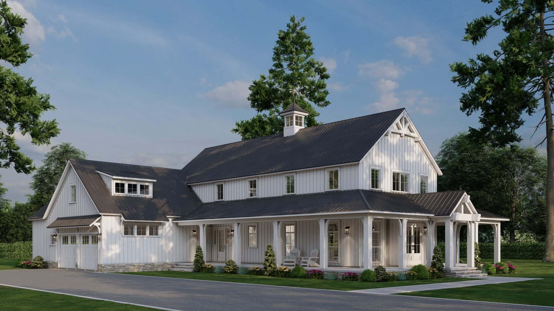 Left Side View of this 4-Bedroom,4065 Sq Ft Plan -193-1317
