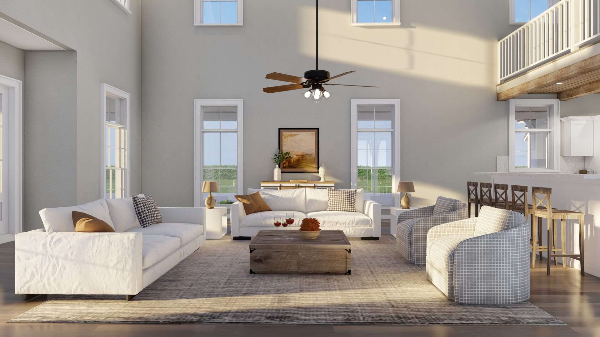 Great Room of this 4-Bedroom,4065 Sq Ft Plan -193-1317