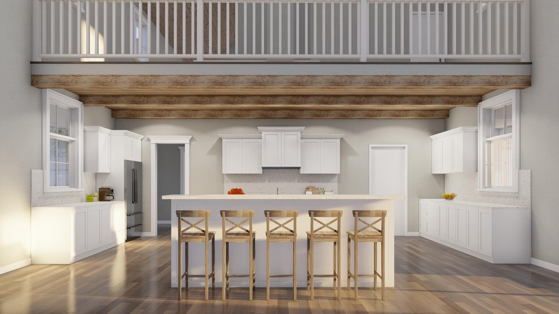 Kitchen: Kitchen Island of this 4-Bedroom,4065 Sq Ft Plan -193-1317