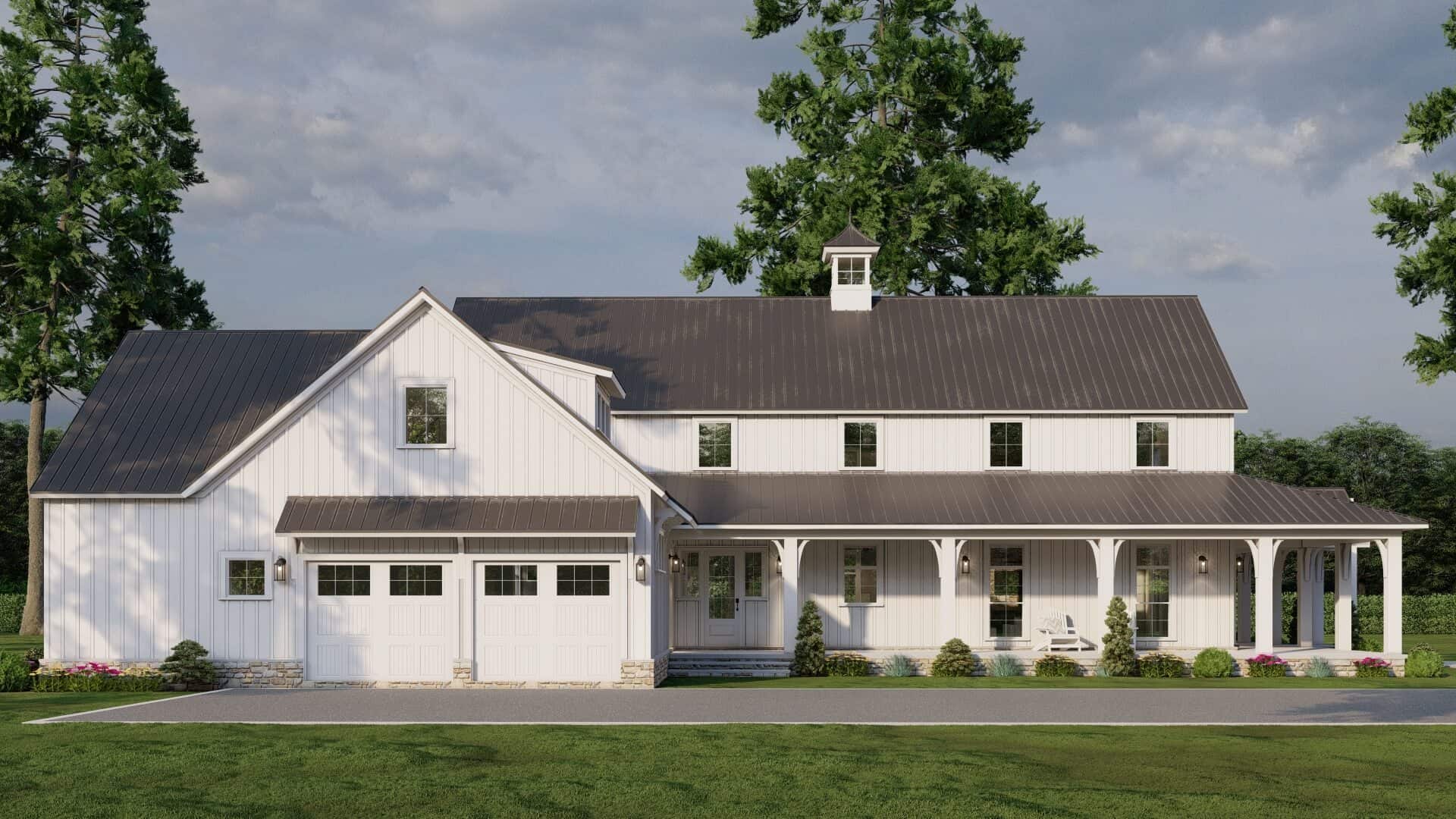 Left Side View of this 4-Bedroom,4065 Sq Ft Plan -193-1317
