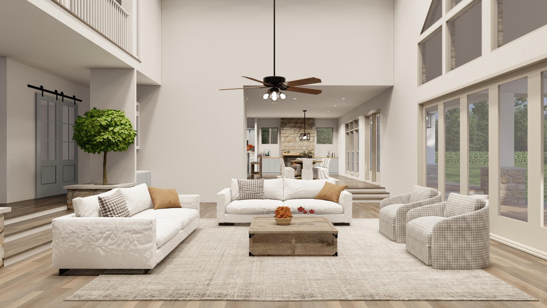 Great Room of this 4-Bedroom,5178 Sq Ft Plan -193-1319