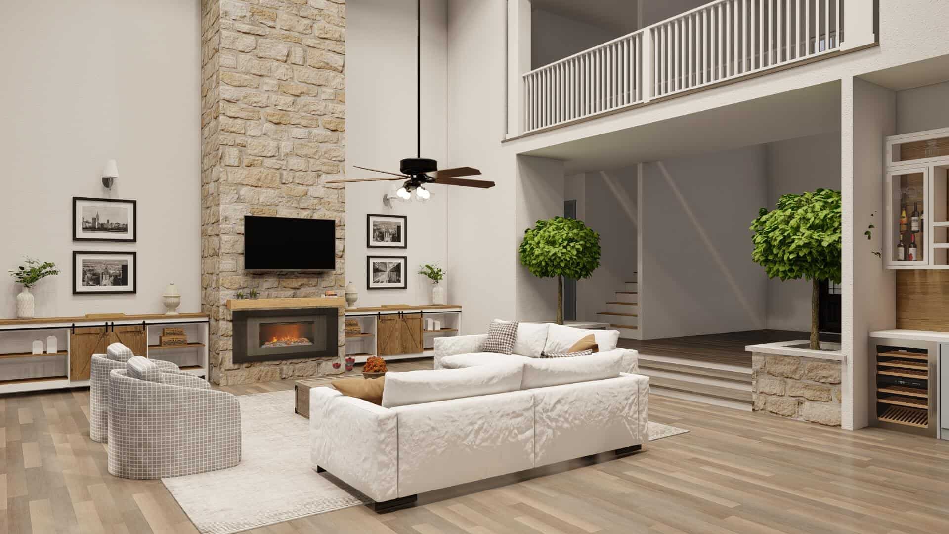 Great Room of this 4-Bedroom,5178 Sq Ft Plan -193-1319