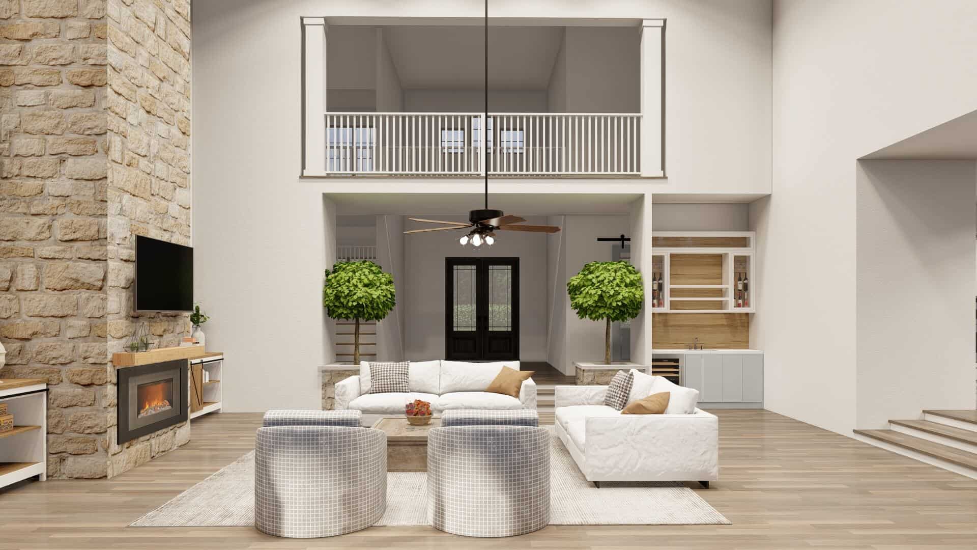 Great Room of this 4-Bedroom,5178 Sq Ft Plan -193-1319