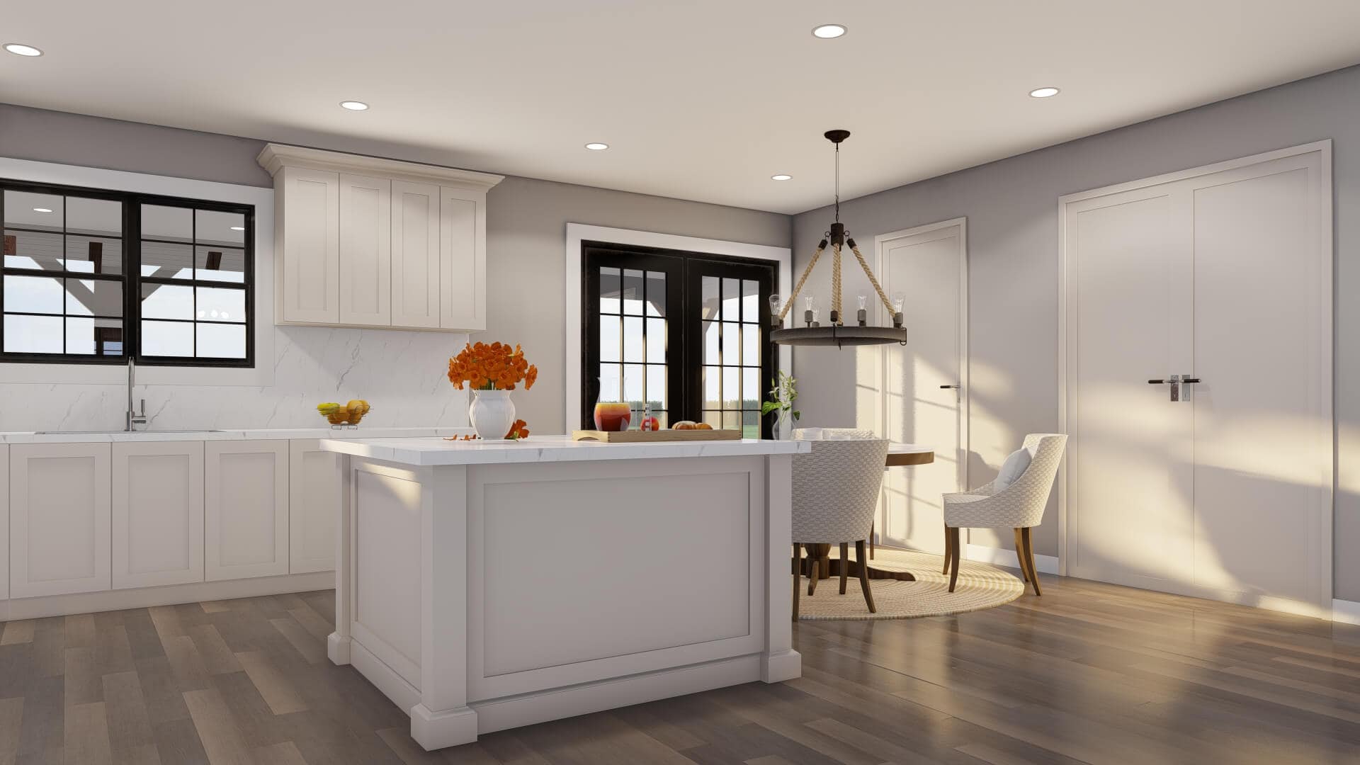 Kitchen: Kitchen Island of this 3-Bedroom,3283 Sq Ft Plan -193-1320
