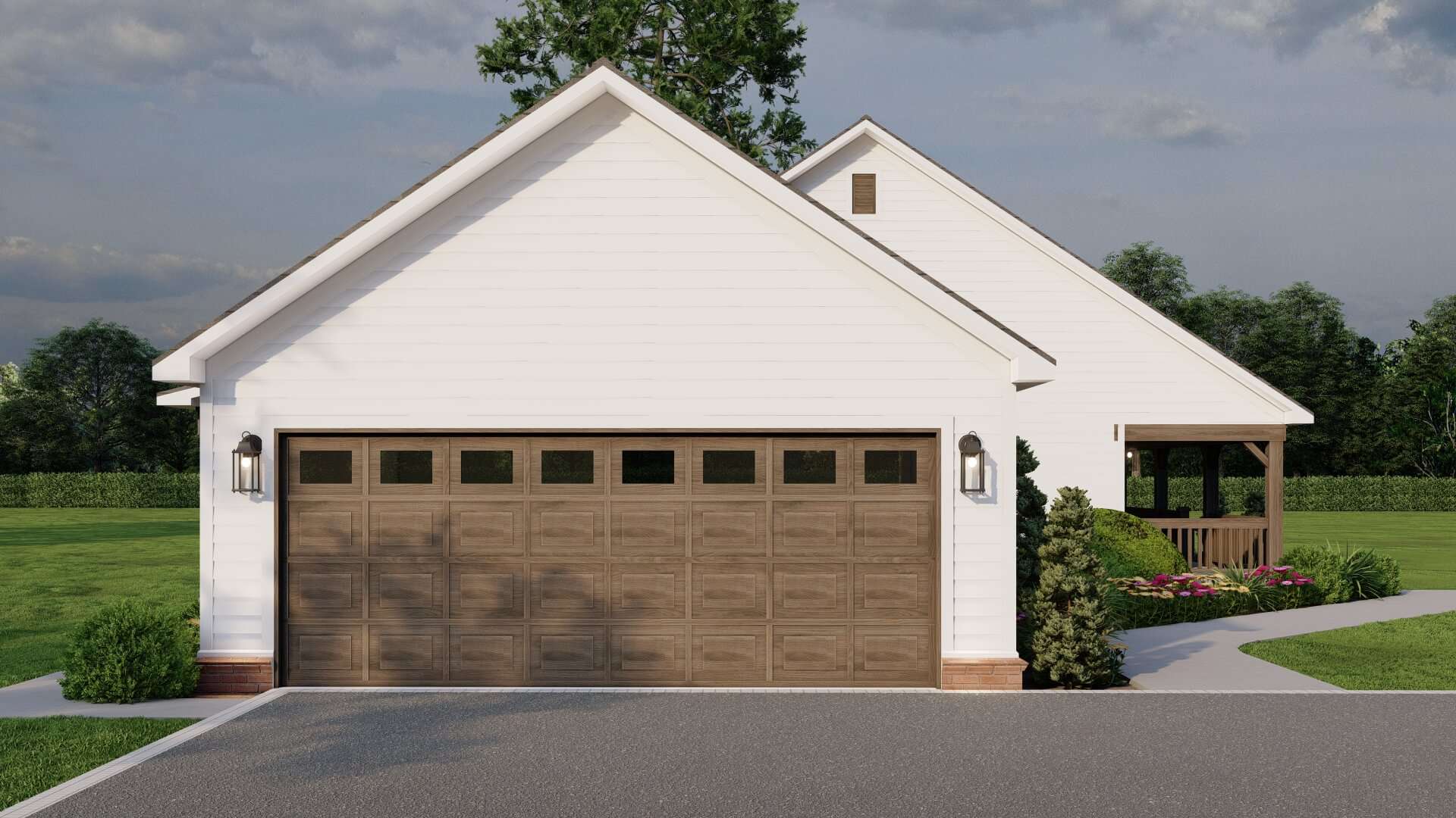 Left Side View of this 3-Bedroom,3283 Sq Ft Plan -193-1320